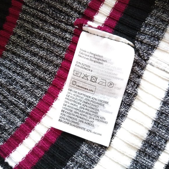 H&M Lightweight Striped Ribbed Sweater - Picture 3 of 5